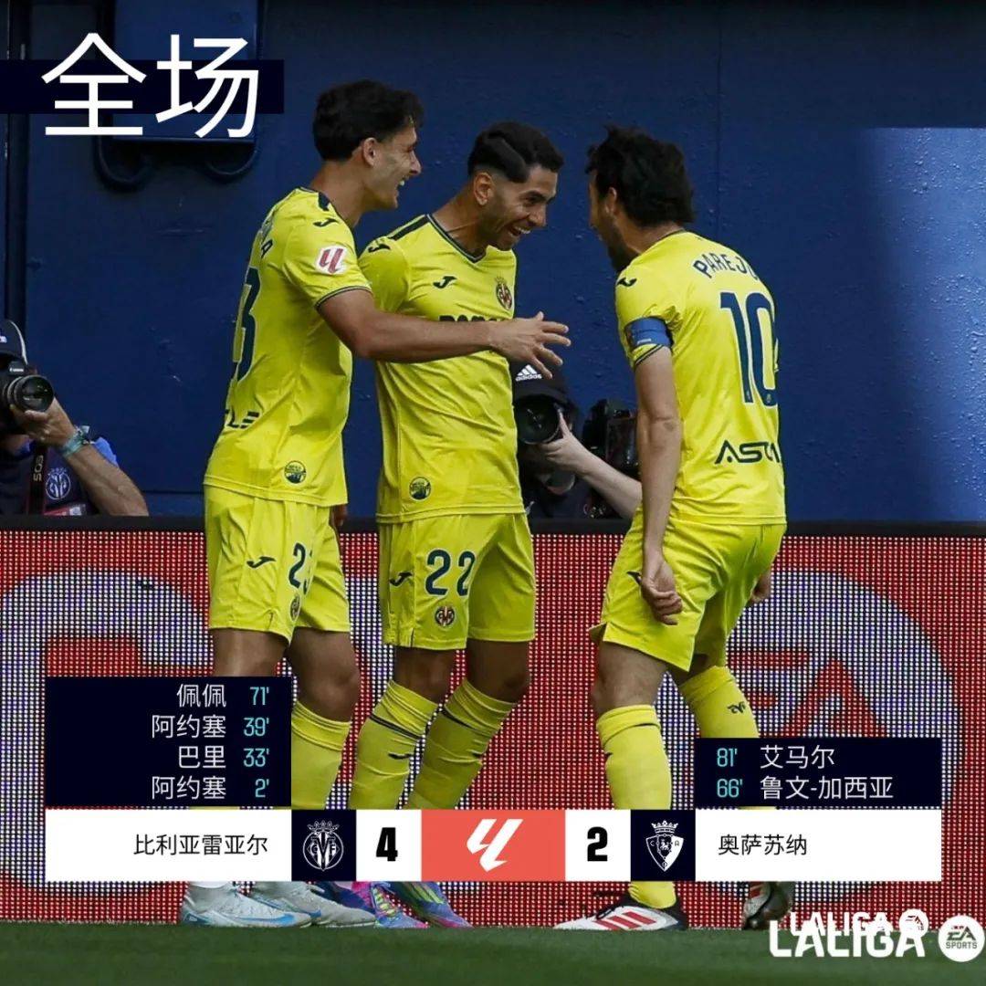 包含格拉纳达客场大胜比利亚雷亚尔，取得胜利的词条